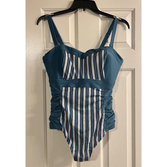 Old Navy Other - Blue and White Striped Women's Swimsuit